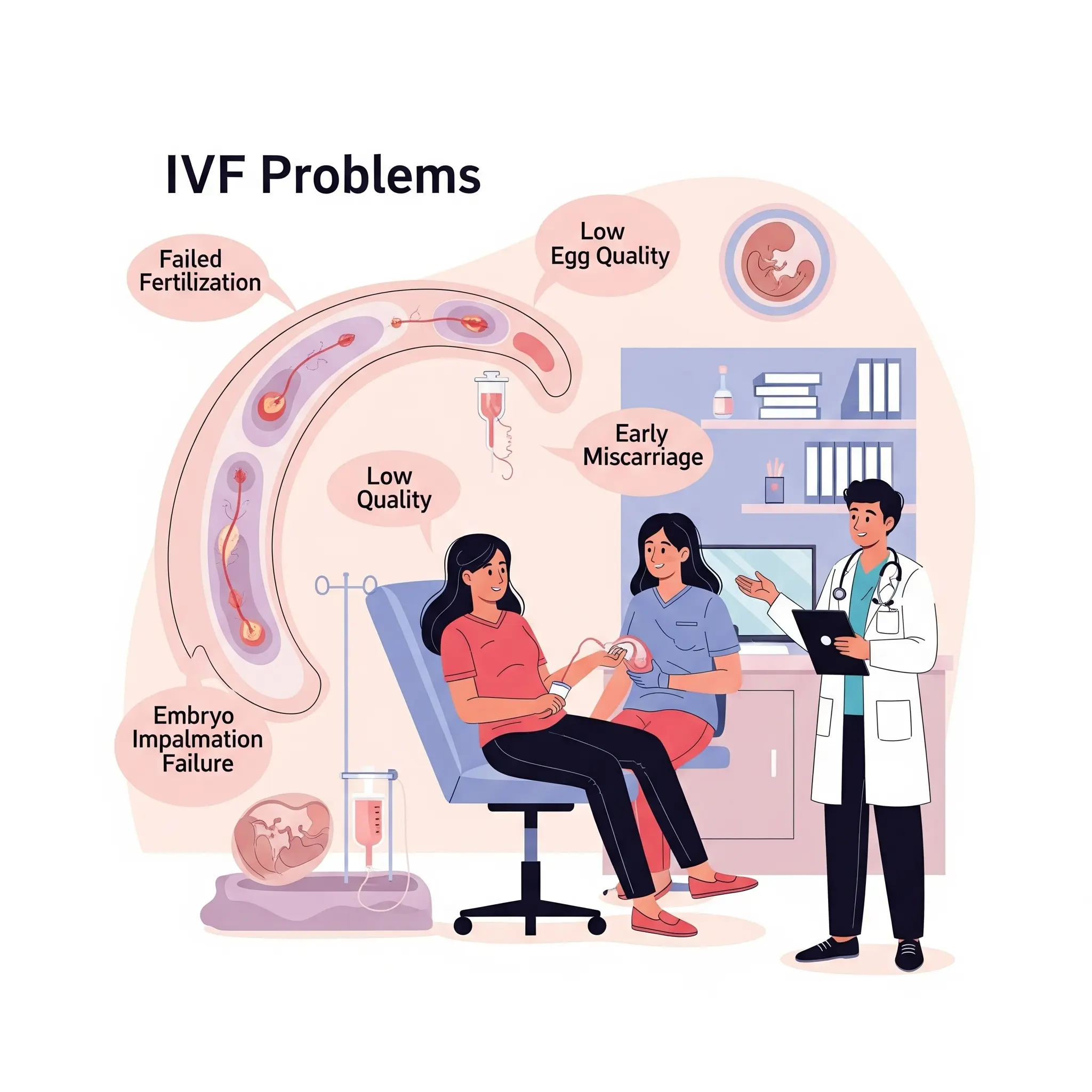 Tüp Bebek Tedavisinde Karşılaşılan Sorunlar